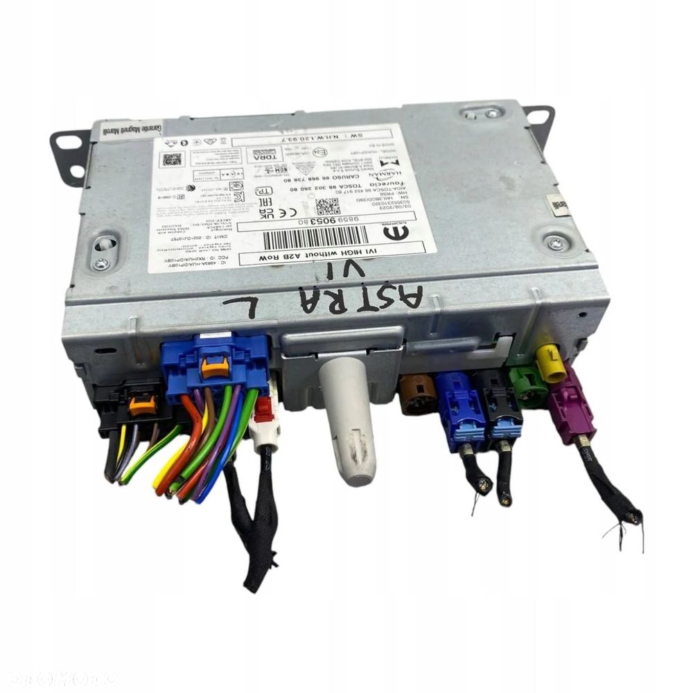 RADIO MODUŁ NAWIGACJI OPEL ASTRA L VI 9859905380 ORYGINAŁ 2022- - 5