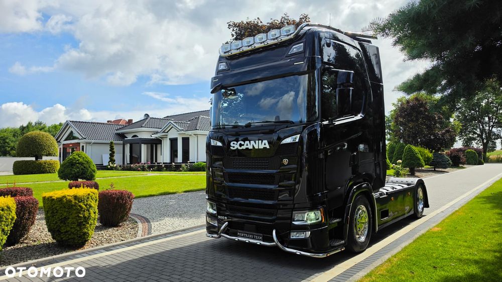 Scania SCANIA///S500///2022///LOW DECK///MEGA///RETARDER/// NOWE OPONY///FULL LED///ALUFELGI///ZABUDOWY MIĘDZYOSIOWE///KLIMATYZACJA POSTOJOWA///WAGA///STAN BARDZO DOBRY - 1