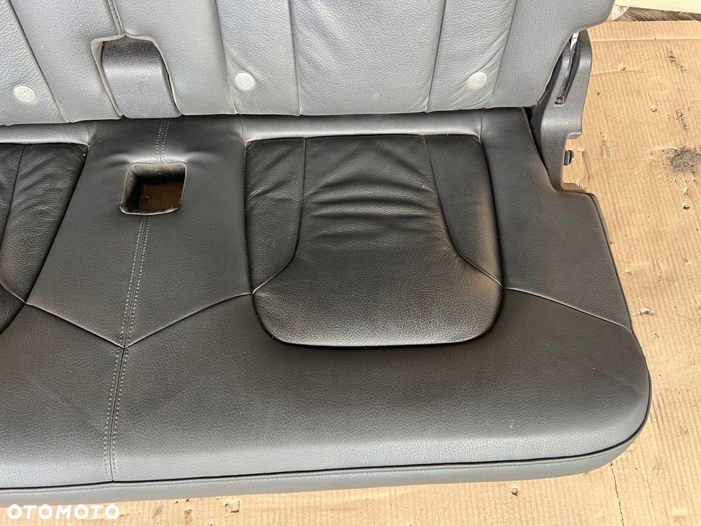 AUDI Q7 4L FOTELE FOTEL KANAPA III 3 RZĄD SKÓRA CZARNA - 5