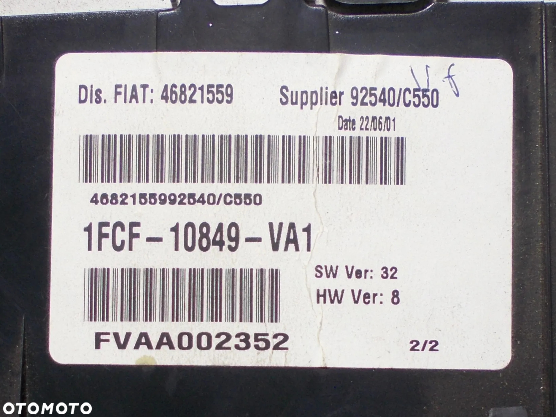 Fiat Stilo zestaw startowy 1.8 16V B - 10
