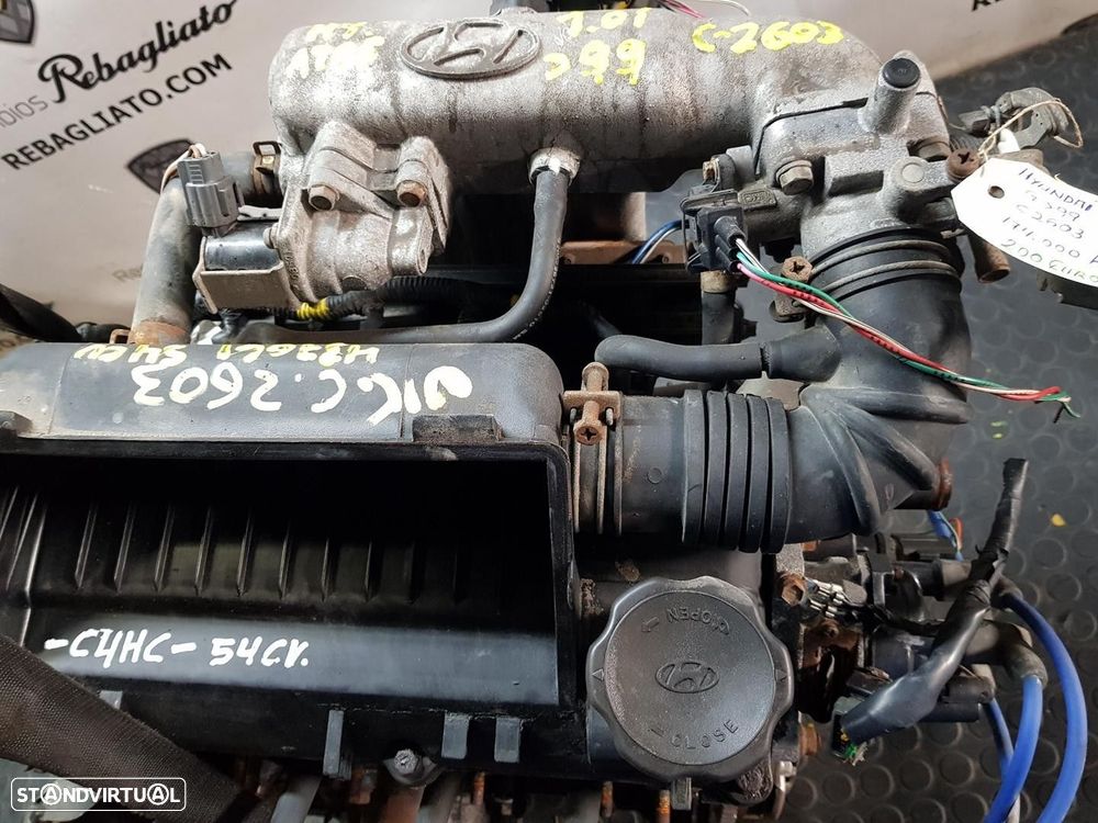 MOTOR COMPLETO HYUNDAI ATOS 1999 - 5
