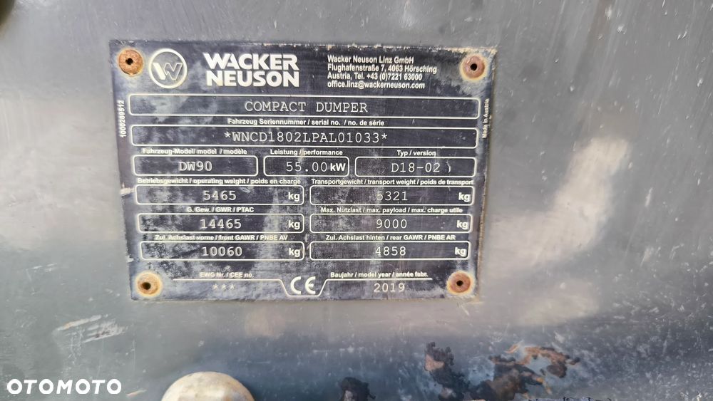 Wacker Neuson DW 90 KABINA - 10