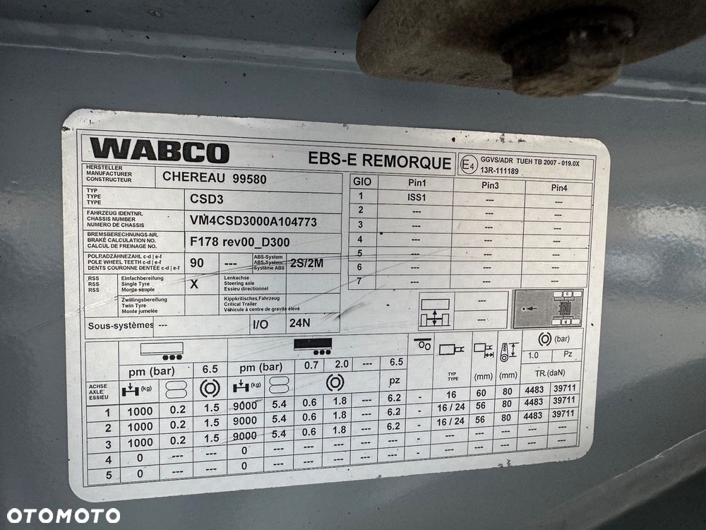 Chereau TK SLX300e DOPPELSTOCK Mało używana - 17