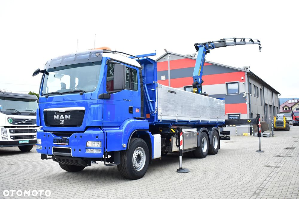 MAN TGS 33.480 6x4 BL Wywrotka 6.70m. + Palfinger PK 23002 SH / 5 i 6 Funkcja/ Rotator/  Retarder/ Pilot/ Kipper/ Kiper/ Crane/ HDS/ Kran/żuraw/ Manipulator / Sprowadzony ! - 10