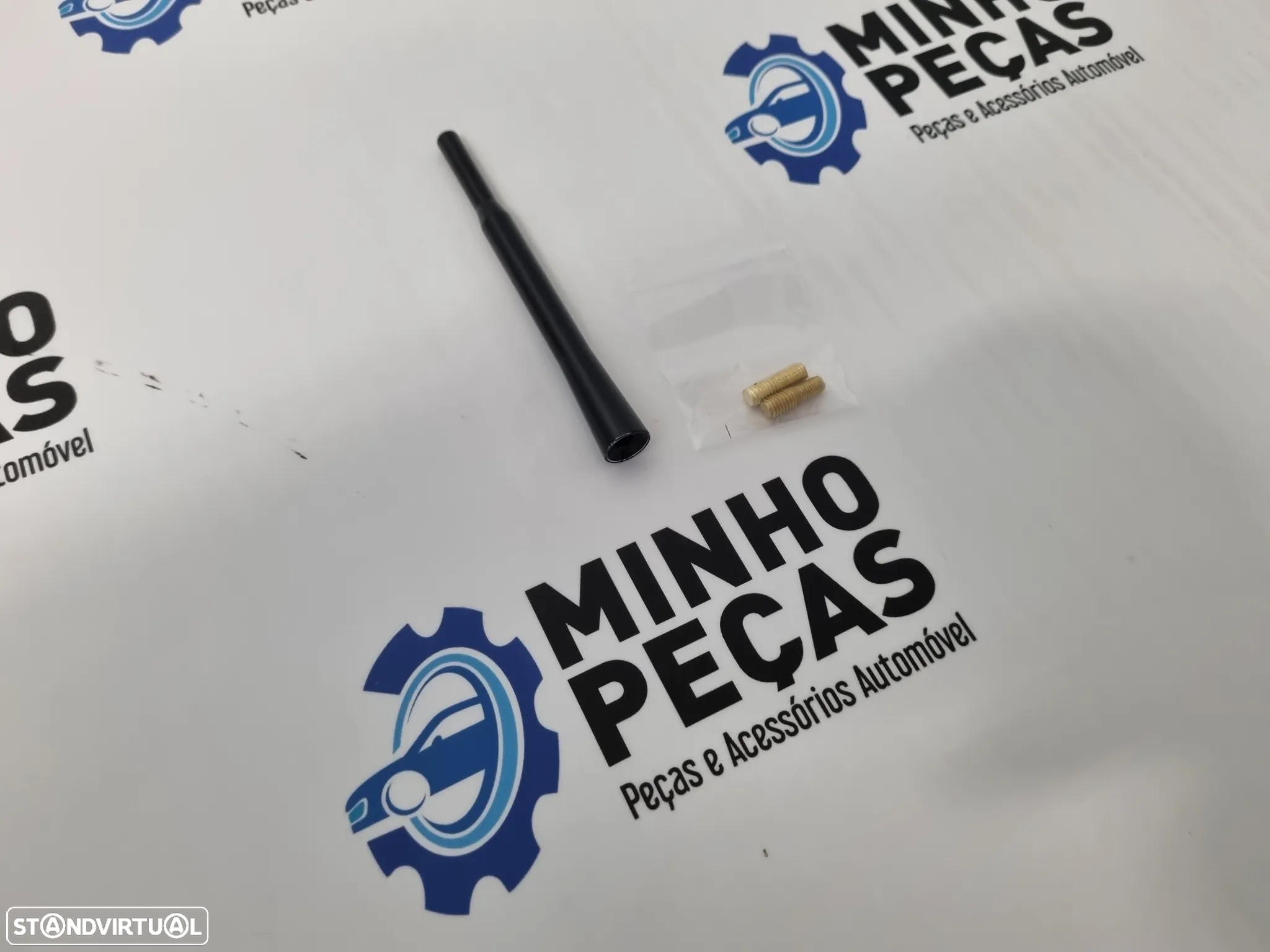 Antena Alumínio Preta 12.5cm - 3