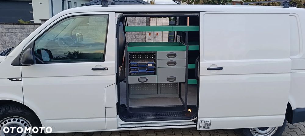 Volkswagen Transporter VW t6 2015 r long przebieg 111000 km Vivaro Trafic Vito klima navi tempomat dubel drzwi przesuwane - 10