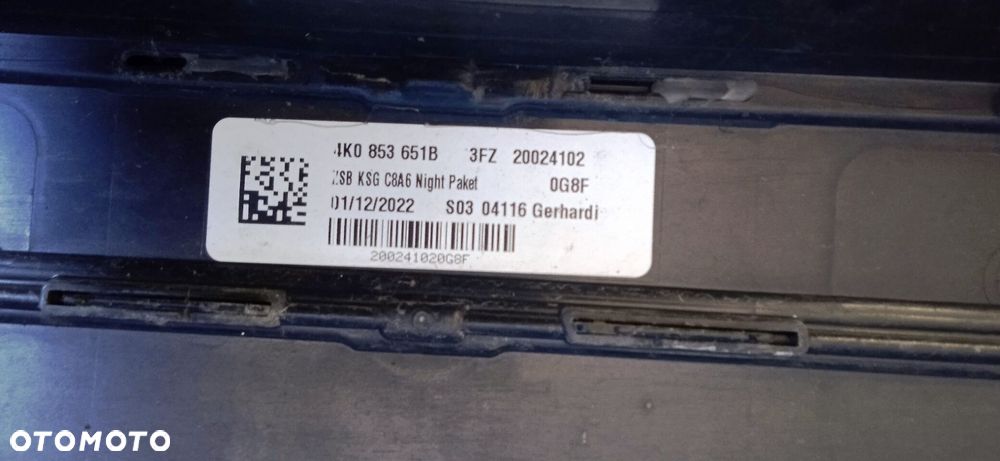 Grill Audi A6 C8 4K0853651B - 2