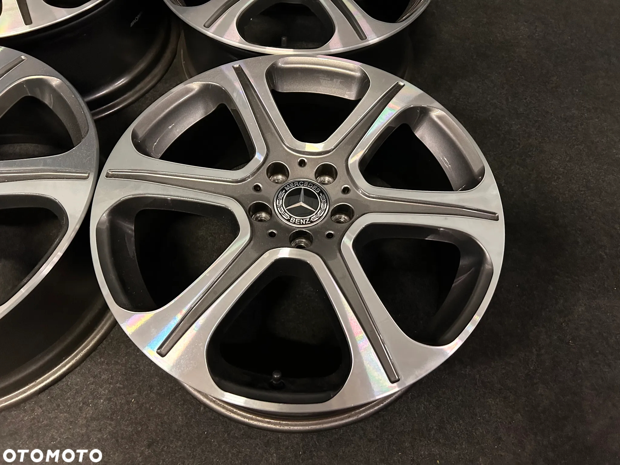 Alufelgi Mercedes E-Klasa W213, W212, C-Klasa W205, W204, V-Klasa 19 cali 5x112 4szt. Ładne z czujnikami! - 10