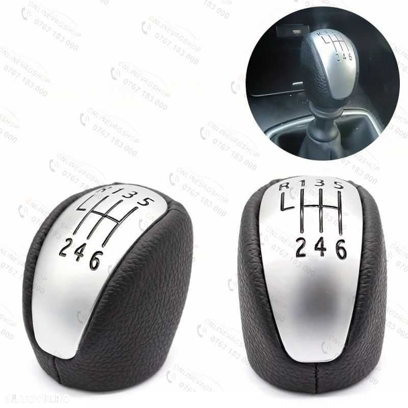 Nuca piele cu manson schimbator Renault Laguna MK3 an 2007-2015 - 2