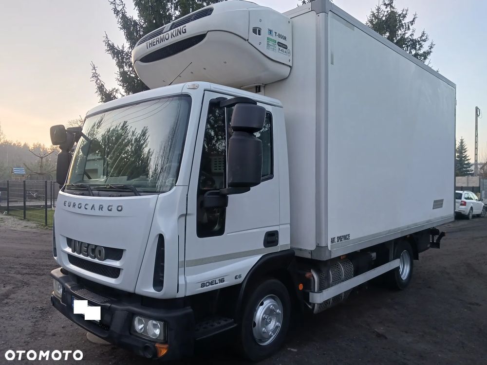 Iveco EUROCARGO 80EL16 E6 2015r KLIMA SALON Izoterma Chłodnia Mroźnia agregat 230V Winda - 14