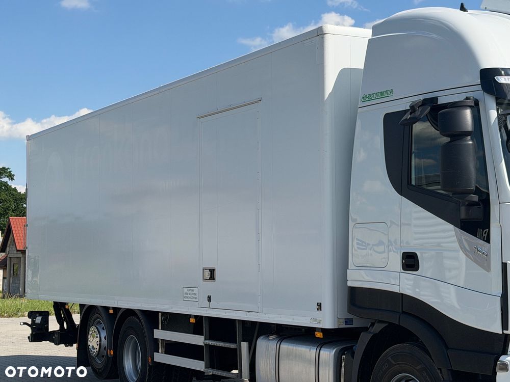 Iveco STRALIS 420 / HI-WAY / KONTENER / WINDA / 23 EUROPALETY / EURO 6 / AUTOMAT / 6x2 / OŚ SKRĘTNA / PODNOSZONA / 2019 ROK / SPROWADZONY - 20