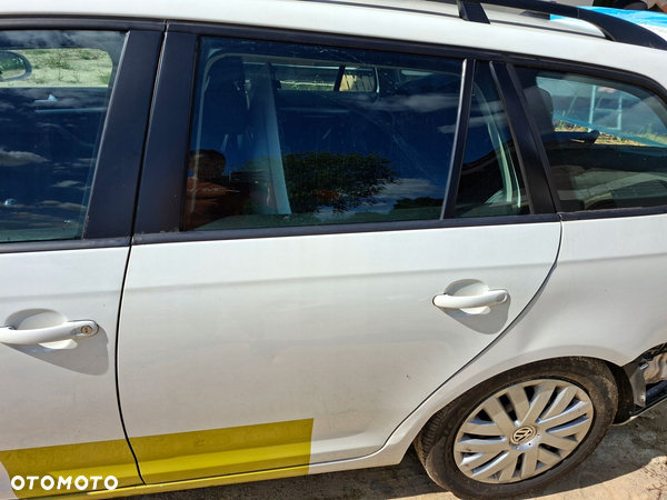 LB9A B4B4 KOMPLETNE DRZWI LEWE TYLNE TYŁ VW GOLF VI KOMBI VARIANT