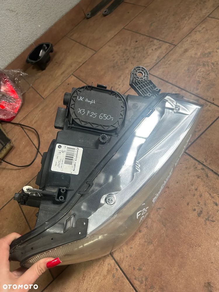 LAMPA BMW F25 PRAWY PRZÓD KOMPLETNA H7 ANGLIK 7217290 - 2