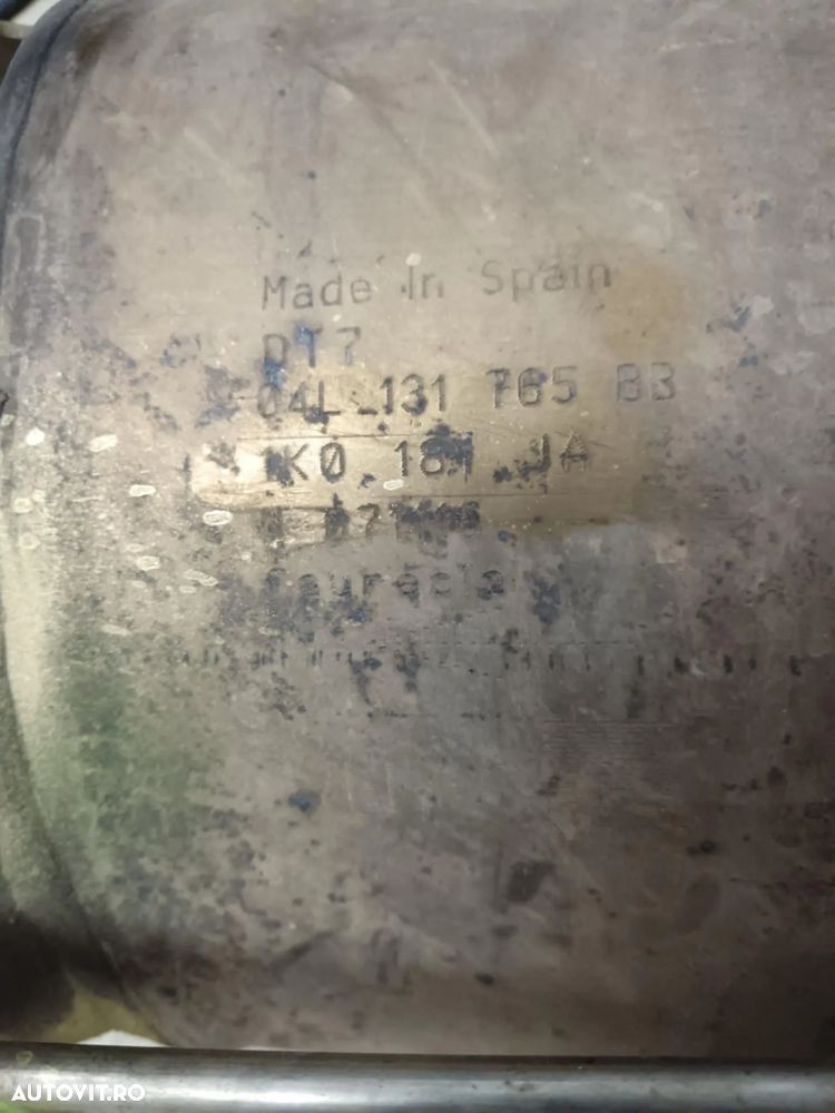 Catalizator cu dpf skoda rapid, audi a1, seat toledo 1.6 tdi 04l131765bb - 2