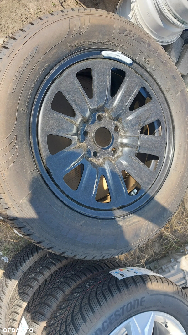 Komplet kol zimowych 6,5"x17" 5x114,3 ET39 RAV4 225/65r17 FULDA Nowe czujniki cisnienia