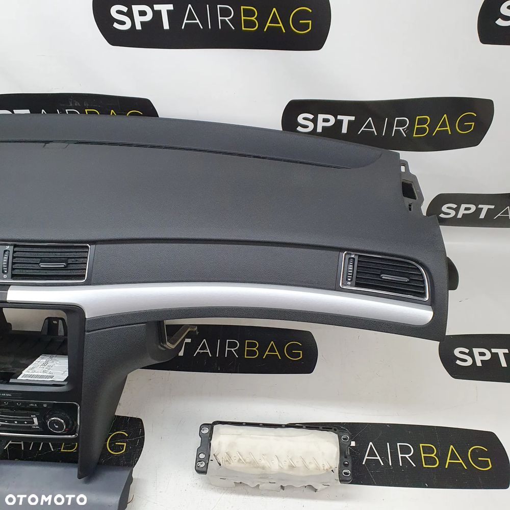 SKODA SUPERB 2 II LIFT DESKA ROZDZIELCZA KONSOLA KOKPIT PULPIT PODUSZKI AIRBAG AIR BAG PASY KIT SET - 4