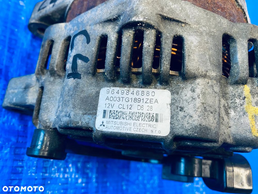 ALTERNATOR PEUGEOT CITROEN C4 GRAND PICASSO I 2.0 BENZYNA 140KM 2006- ; 9649846880 ORYGINAŁ - 9