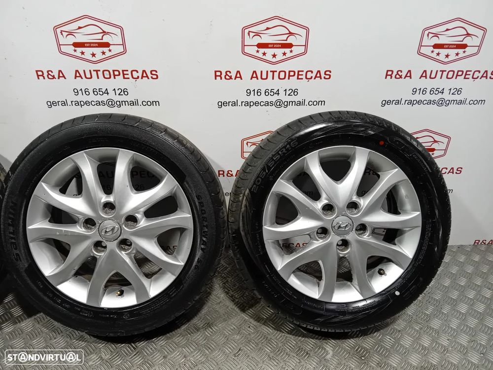 Jantes Hyundai I30 Originais R 16 furação 5x114.3 - 8