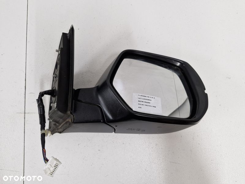 HONDA CR-V CRV 4 IV LIFT LUSTERKO DRZWI PRAWE 9 PIN NH737M UK - 10