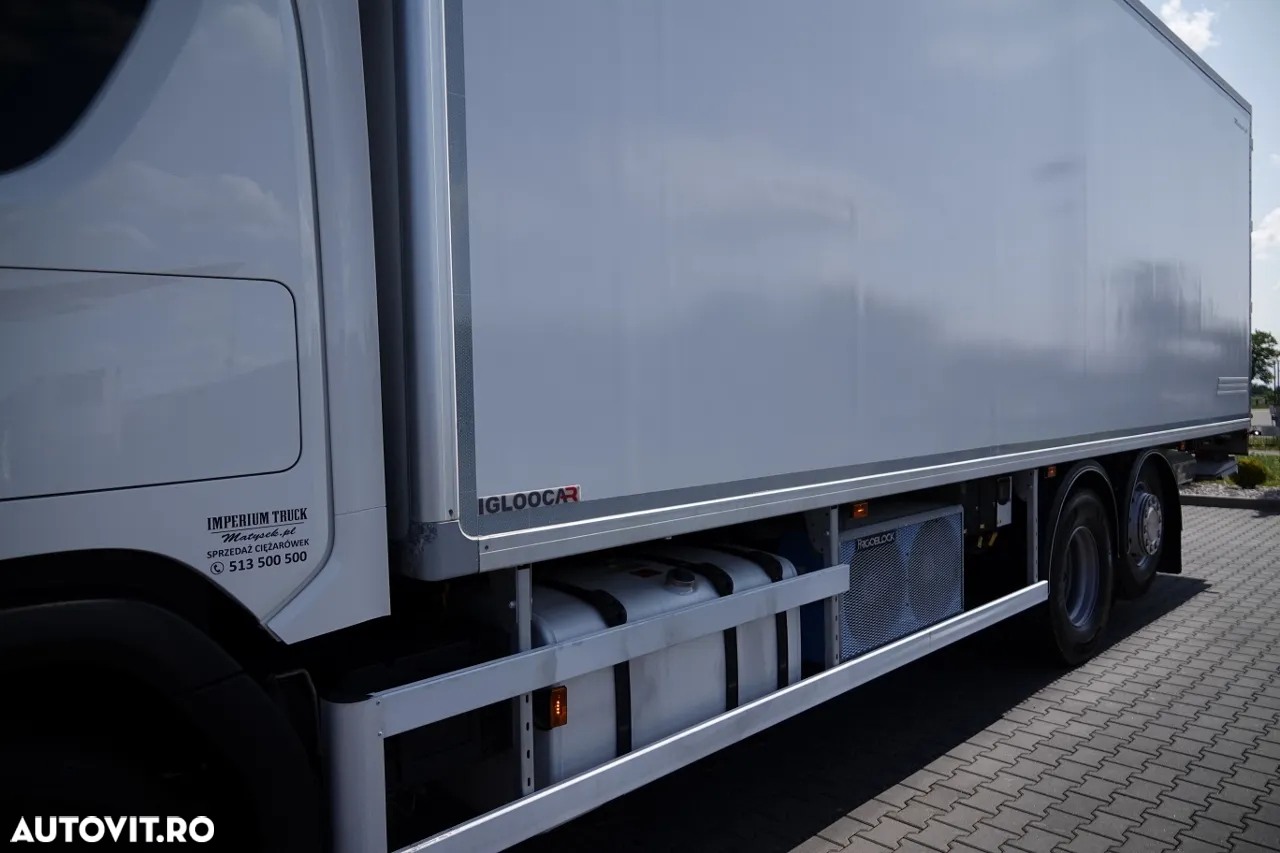 Scania P 410 / TRANSMISIE LA RECE / SLAVE / unitate FRIGO BLOCK / 2X LIFT DE ÎNCĂRCARE / TEMPERATURĂ MULTIMEMBRU DUPĂ CONTRACTUL DE SERVICE GOLDEN / - 7