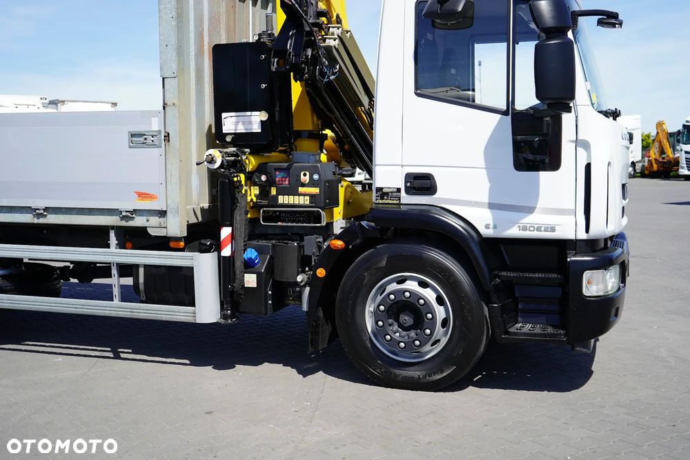 Iveco EUROCARGO / 180E25 / SKRZYNIOWY + HDS / HYVA HB 150 X / ROTATOR / WIDŁY / PILOT - 35