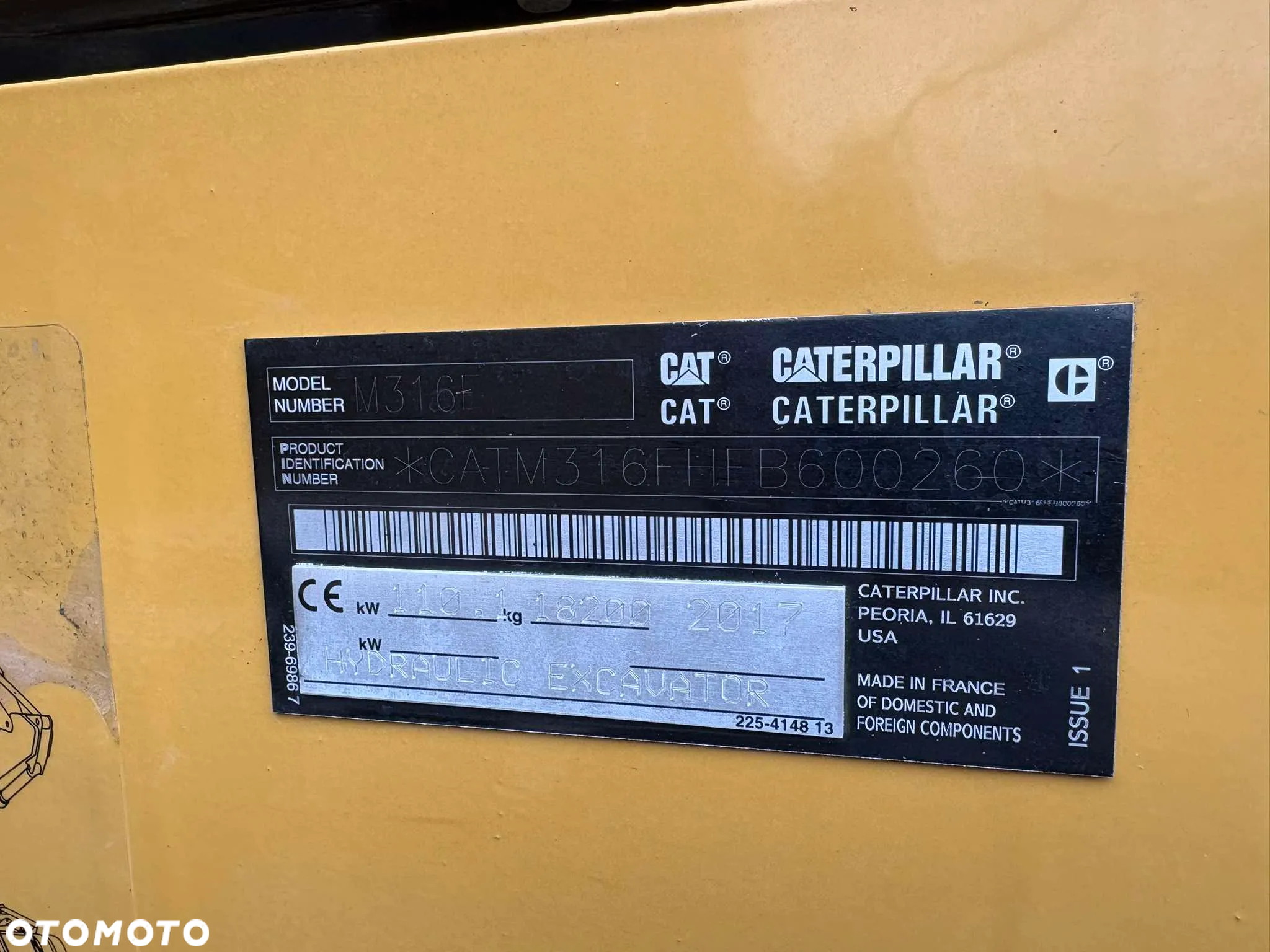 Caterpillar M 316F ROTOTILT ENGCON SZCZYPCE PODPORY - 31