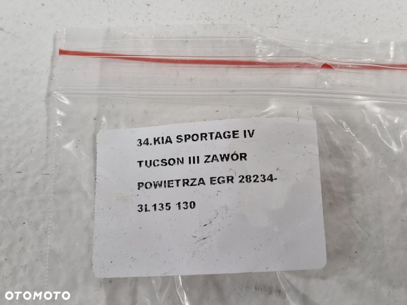 HYUNDAI TUCSON 3 III SPORTAGE 4 IV ZAWÓR UPUSTOWY POWIETRZA EGR 28234-3L135 - 9