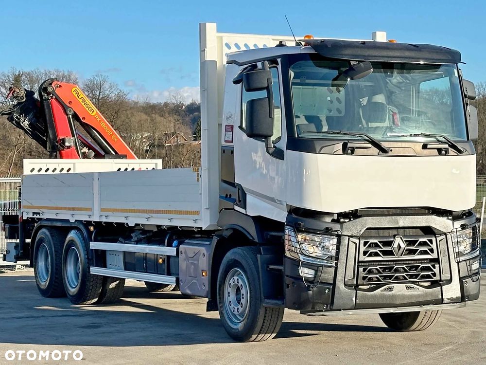 Renault C 380 * SKRZYNIA 6,80 m + PK 18002 - EH C + PILOT * STAN BDB! /6x4 - 3