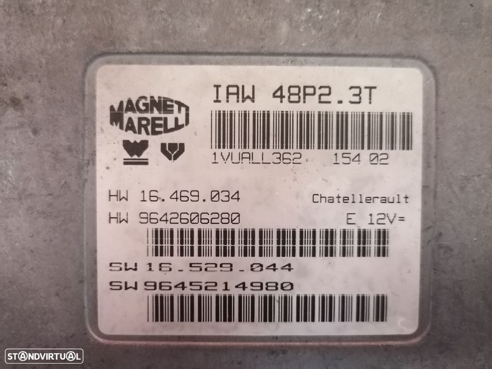 Centralina Do Carro Peugeot 206 Cc (2D) - 7