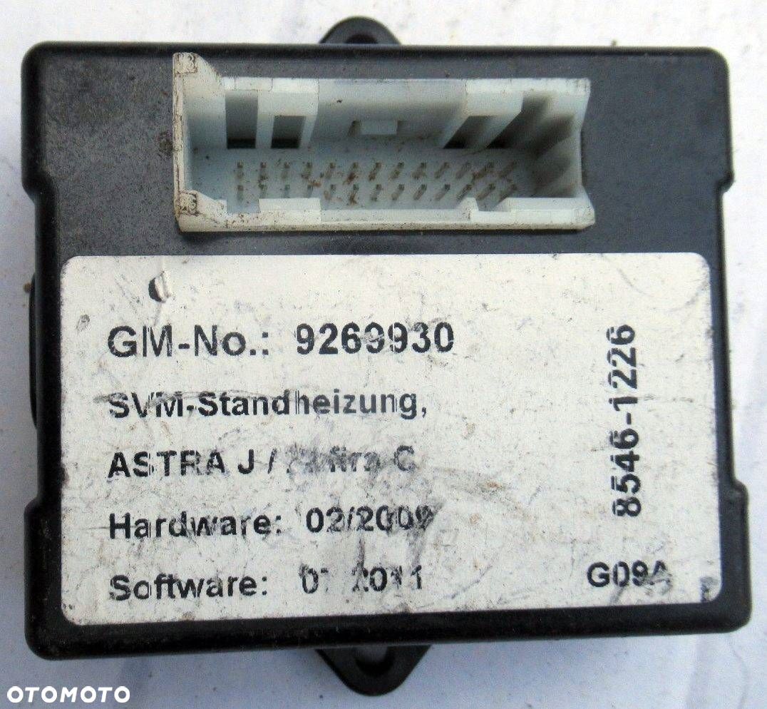 OPEL ZAFIRA C 1.6 CDTI MODUŁ STEROWNIK WEBASTO 9269930 - 2