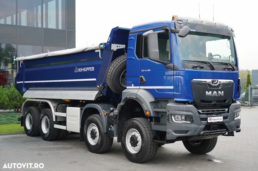MAN TGS 41.480 / 8X6 / BASCULATOR / AUTOMAT / NOU-NOUȚ / ECHIPAMENTE FOARTE BOGATE / - 18