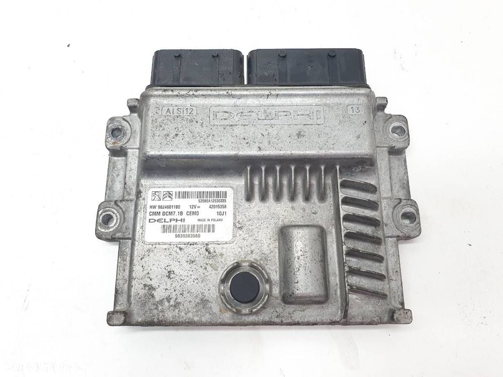 STEROWNIK KOMPUTER SILNIKA 9839383580 MOVANO C 2021 2.2 D BOXER DUCATO - 1