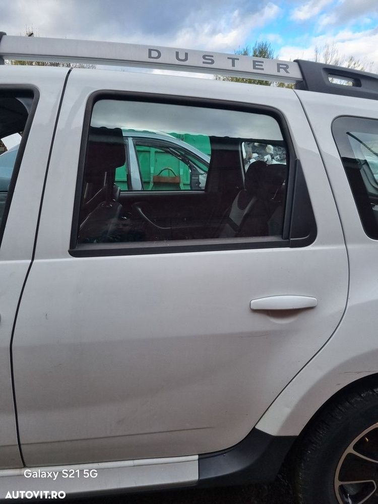 Usa Stanga Spate Dacia Duster Facelift 2013 - 2018 SUV 4 Usi Blanc Glacier 369 (1384) - 1