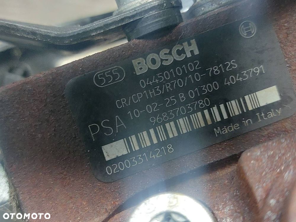 POMPA WTRYSKOWA +  LISTWA KOMPLET 5008 I 1.6 HDI 9683703780 9654592680 - 7