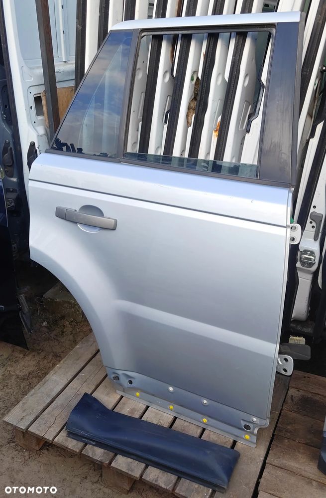 Drzwi Przód Przednie Tył Tylne Prawe LRC 798 ZERMATT SILVER Range Rover Sport L320 - 6