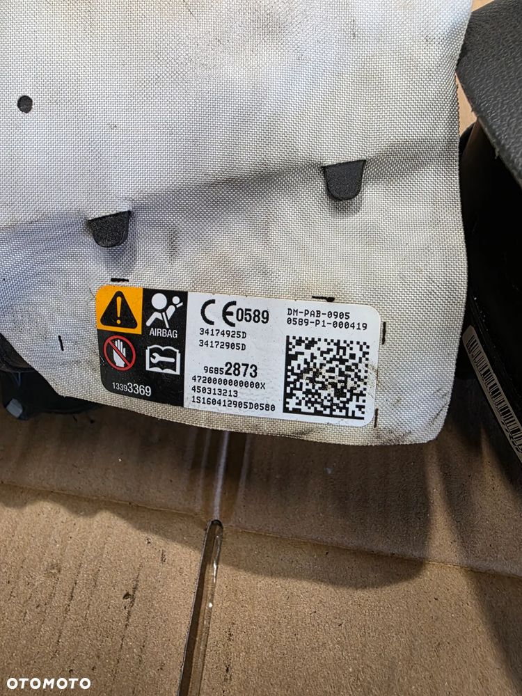 OPEL CORSA E PODUSZKA AIRBAG KIEROWCA PASAŻER - 2