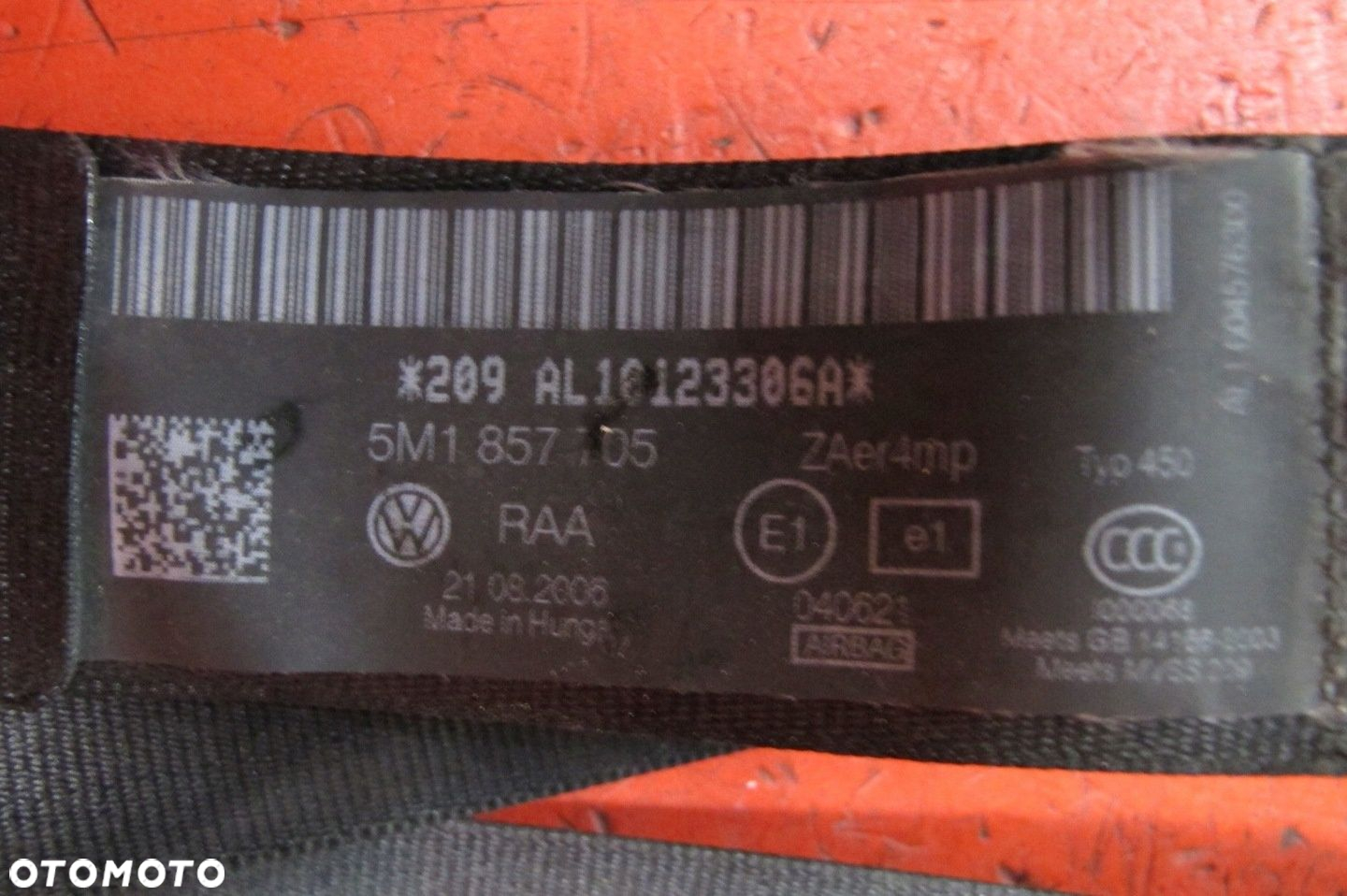 VW GOLF PLUS  DESKA KONSOLA KOKPIT PODUSZKI AIRBAG PASY SENSOR KOMPLET EU - 6
