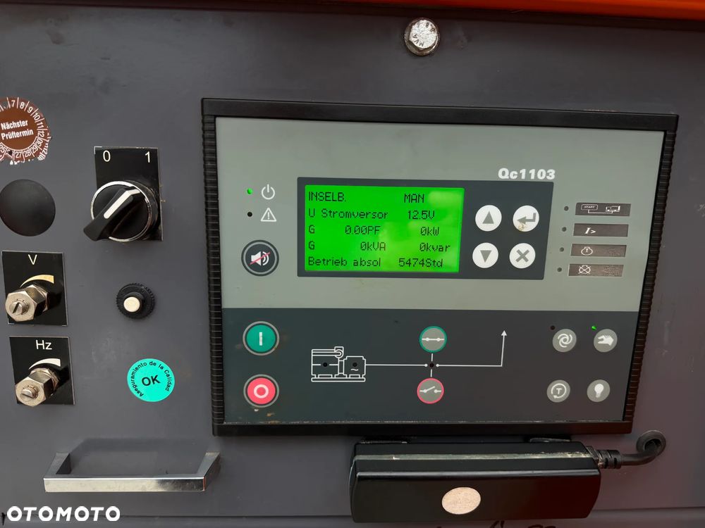 Atlas Copco QAS 60 ST3 Agregat Prądotwórczy Wyciszony GENERATOR 60 KW 2018r. JAK NOWY z Norwegii 5474 mtg Silnik PERKINS 4 cylindry. Prądnica Leroy-Somer. Maszyna działa wzorowo! Nie posiada ani deka zniszczeń! Pochodzi z Upadłośći Norweskiej. Okazja pełny ORYGINAŁ. Maszyna po serwisach w autoryzowanym oddziale. Kolejny serwis dopiero za 2 tysiące mtg. Agregat Gotowy do pracy!! - 6