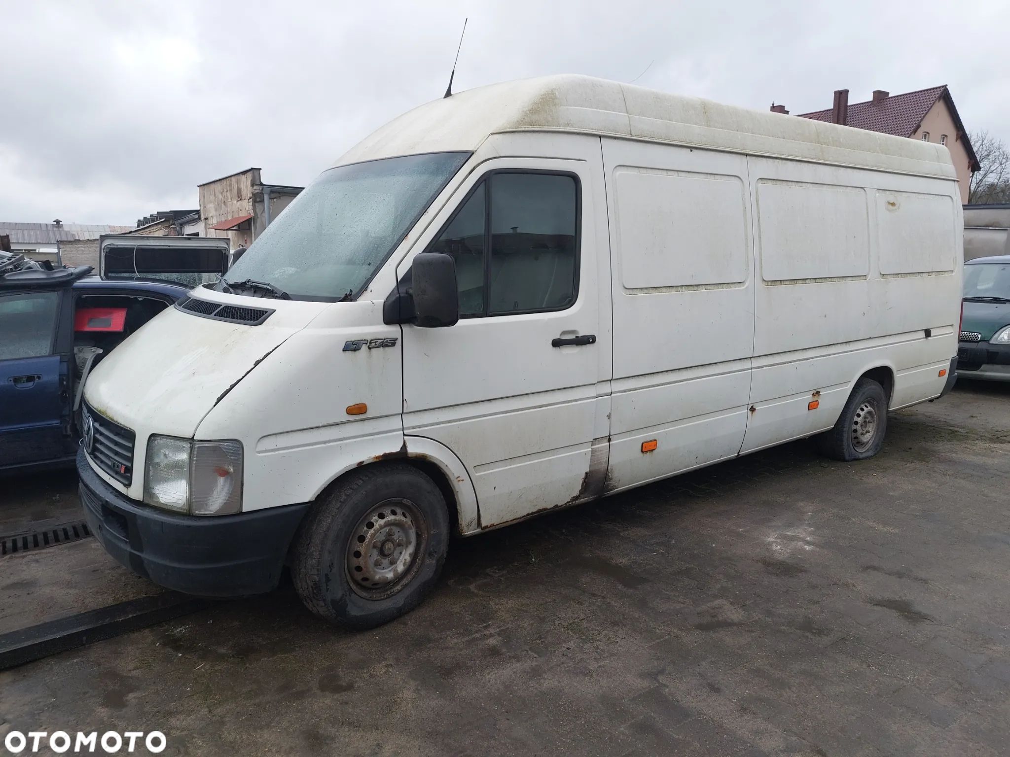 VW LT 35 2,8 d 2003 r na części hak lampa drzwi szyby skrzynia zderzak belka oś most - 1