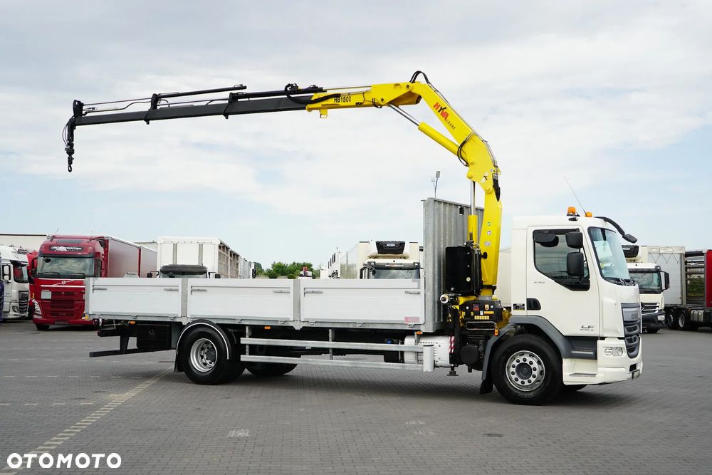 DAF / LF / 250 / SKRZYNIOWY + HDS / HYVA HB-150 / PILOT / ROTATOR - 4