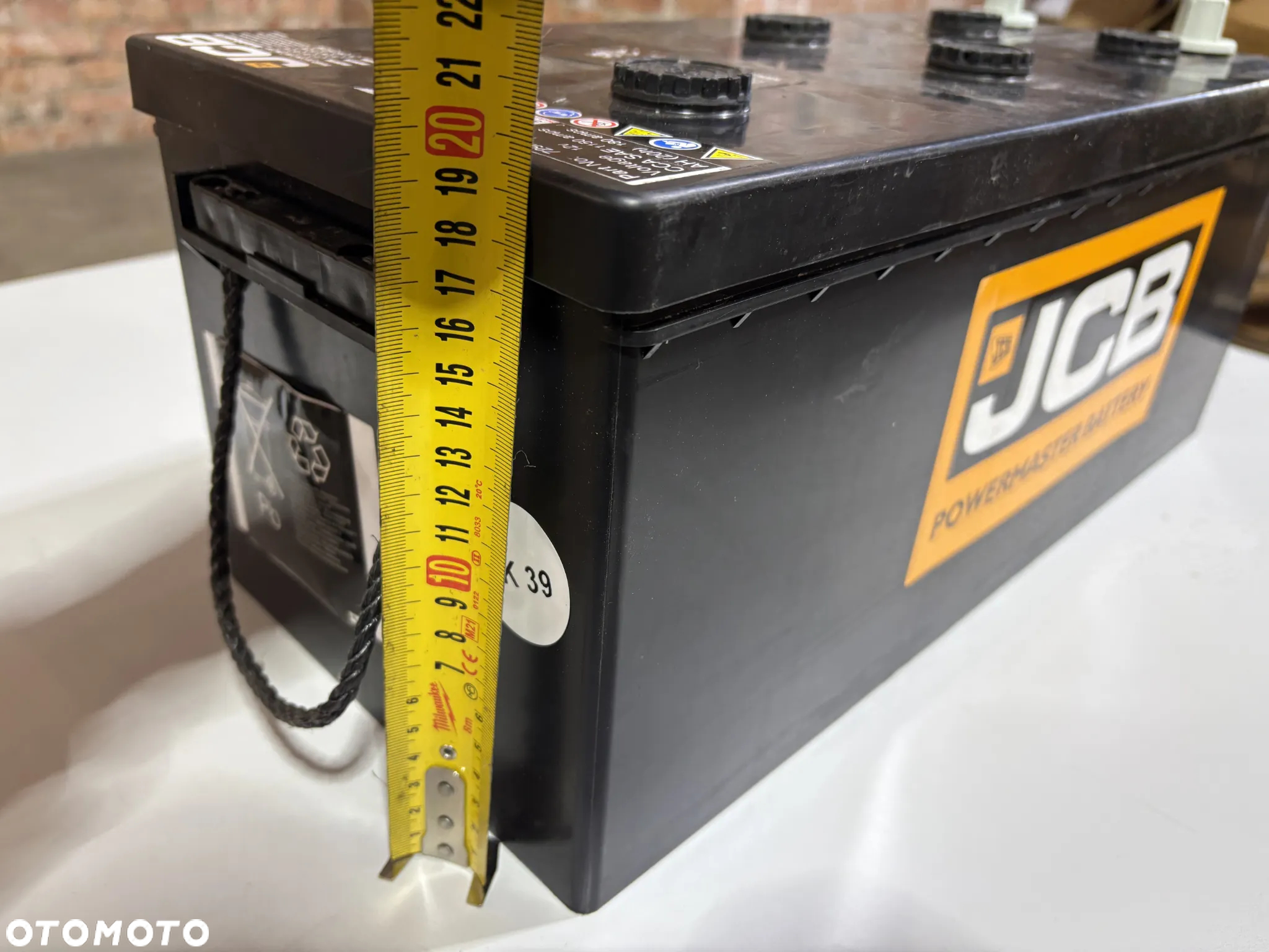 FV23% Nowy Akumulator JCB Oryginał 729/10629 12V 1150A 180Ah Koparka Ładowarka - 14