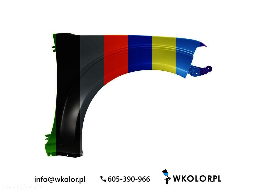 NOWY BŁOTNIK NISSAN NAVARA NP300 2008-2010 LAKIEROWANY W KOLOR - 1