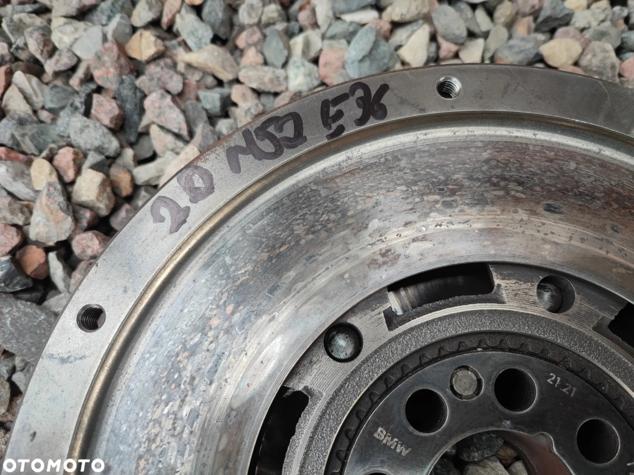 BMW E36 / E39 / E38 / Z3 / E34 ORYGINALNE KOŁO ZAMACHOWE DWUMASOWE POD TARCZĘ SPRZĘGŁA 228MM DO SILNIKÓW GAMY M52 / M50 ( M52B20 / M50B20 )  O NR. 21 21 1 222 512 / 21 21 1 223 542 / 21 20 1 223 418 /  21 21 1 223 593 OEM  SPRAWNE W 100% - 9