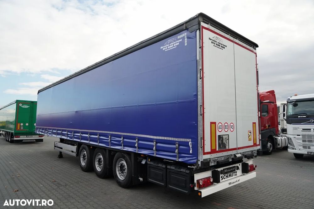 Schmitz Cargobull CORTINĂ / STANDARD / REMORCA DIN OȚEL - 9 M / ACOPERIȘ CULISANT / AXĂ CULISANTĂ / 2021 - 5