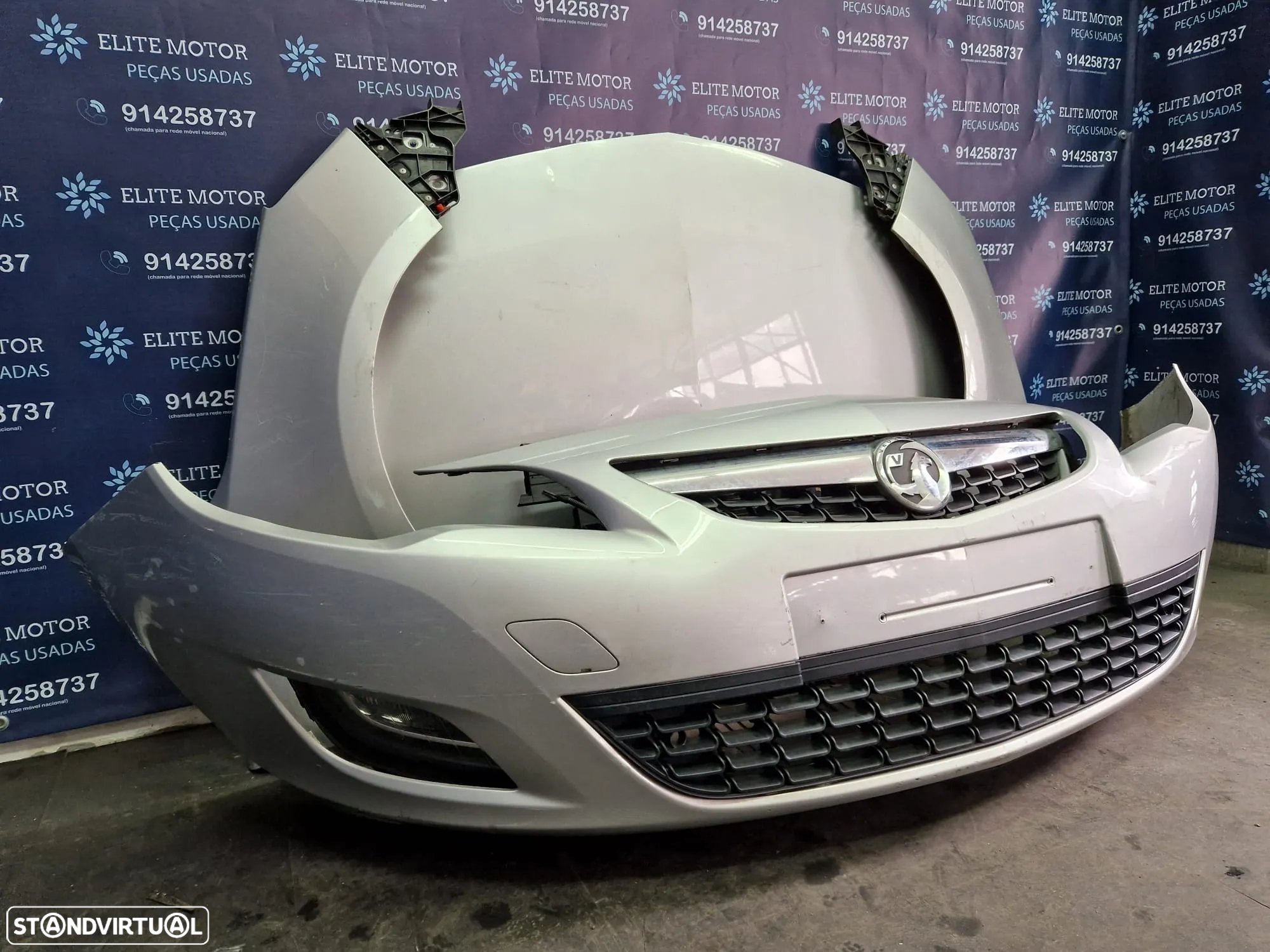 Frente completa usada OPEL ASTRA J 5 PORTAS capot parachoques guardalamas oticas - 4