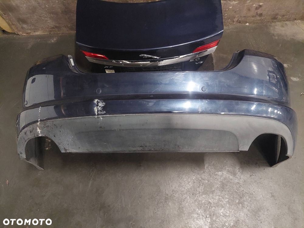 KOMPLETNY TYŁ JAGUAR XF X250 JJX ZDERZAK TYŁ KLAPA BAGAŻNIKA LAMPY - 6