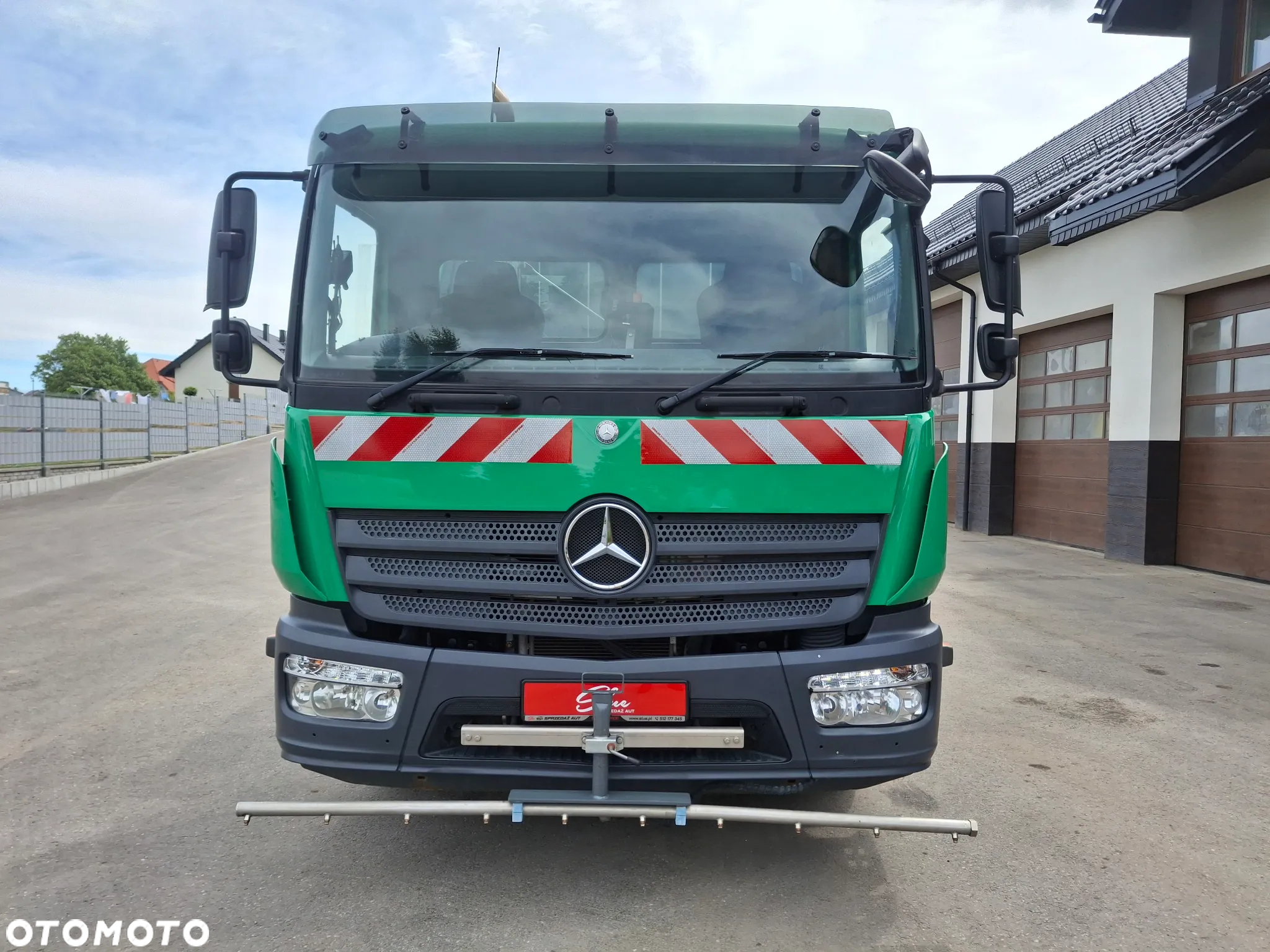 Mercedes-Benz Atego 1523 Zamiatarka Schmidt SK600 Karcher Euro 6 PM10 Listwa Wysokiego Ciśnienia 2 Silniki Szczotki L/R Rura Do Liści 2016r - 2