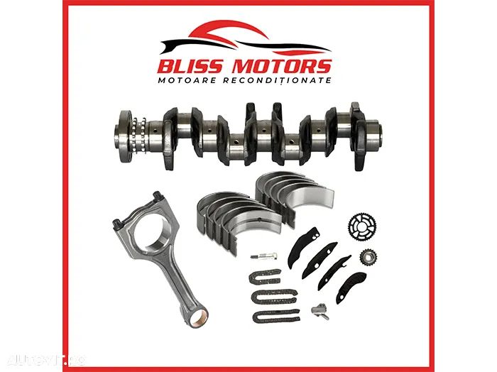 Kit reparație motor Mini 1.6 Diesel (N47C16A / DV6) – vibrochen + set cuzineți - 1