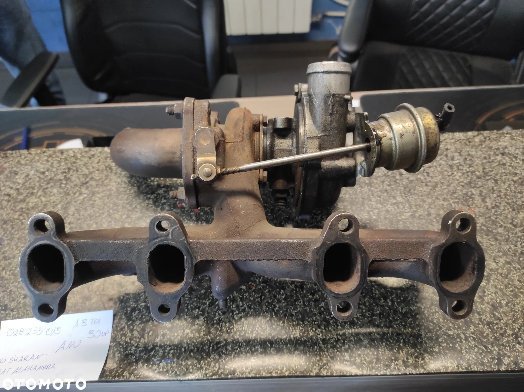TURBO TURBINA TURBOSPRĘŻARKA 1.9 TDI 90KM ANU 028253019 VW SHARAN SEAT ALAHAMBRA WYSYŁKA !!! - 5