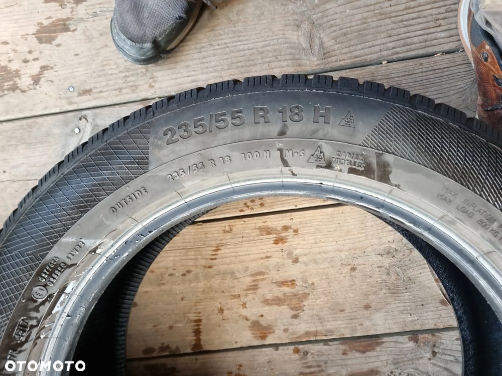 Opony Continental WinterContact TS850P 235/55R18 2021/17r, 8/6,5mm bdb stan - 18